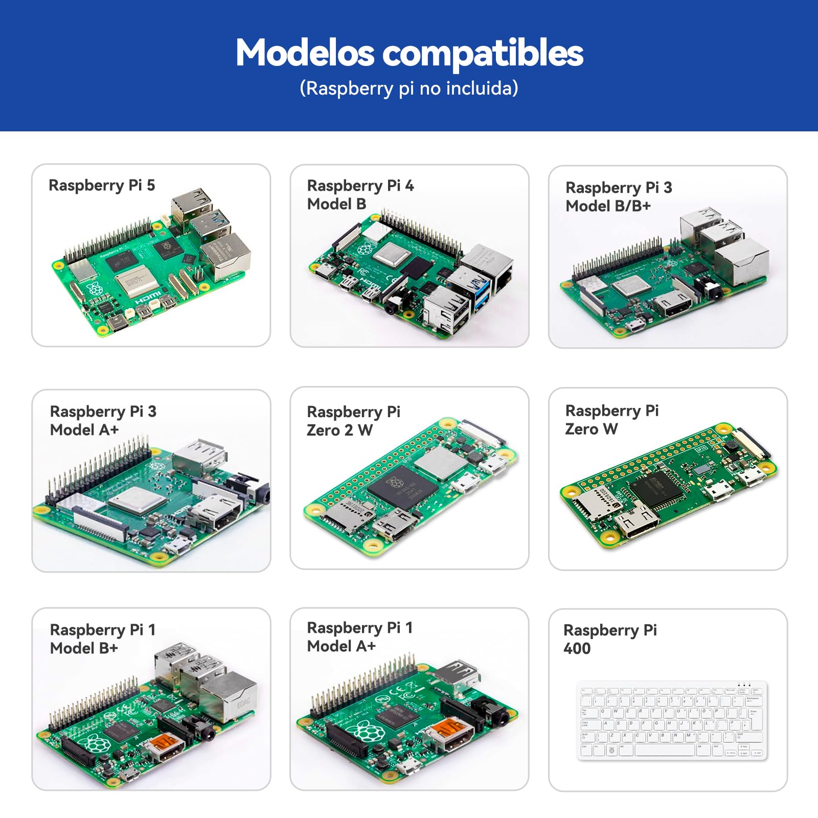 SunFounder Raspberry Pi Starter Kit para Raspberry Pi 4B 3 B + 400, tutoriales en línea de 537 páginas, código Python C Java Scratch, 300 artículos, 65 proyectos para Principiantes de