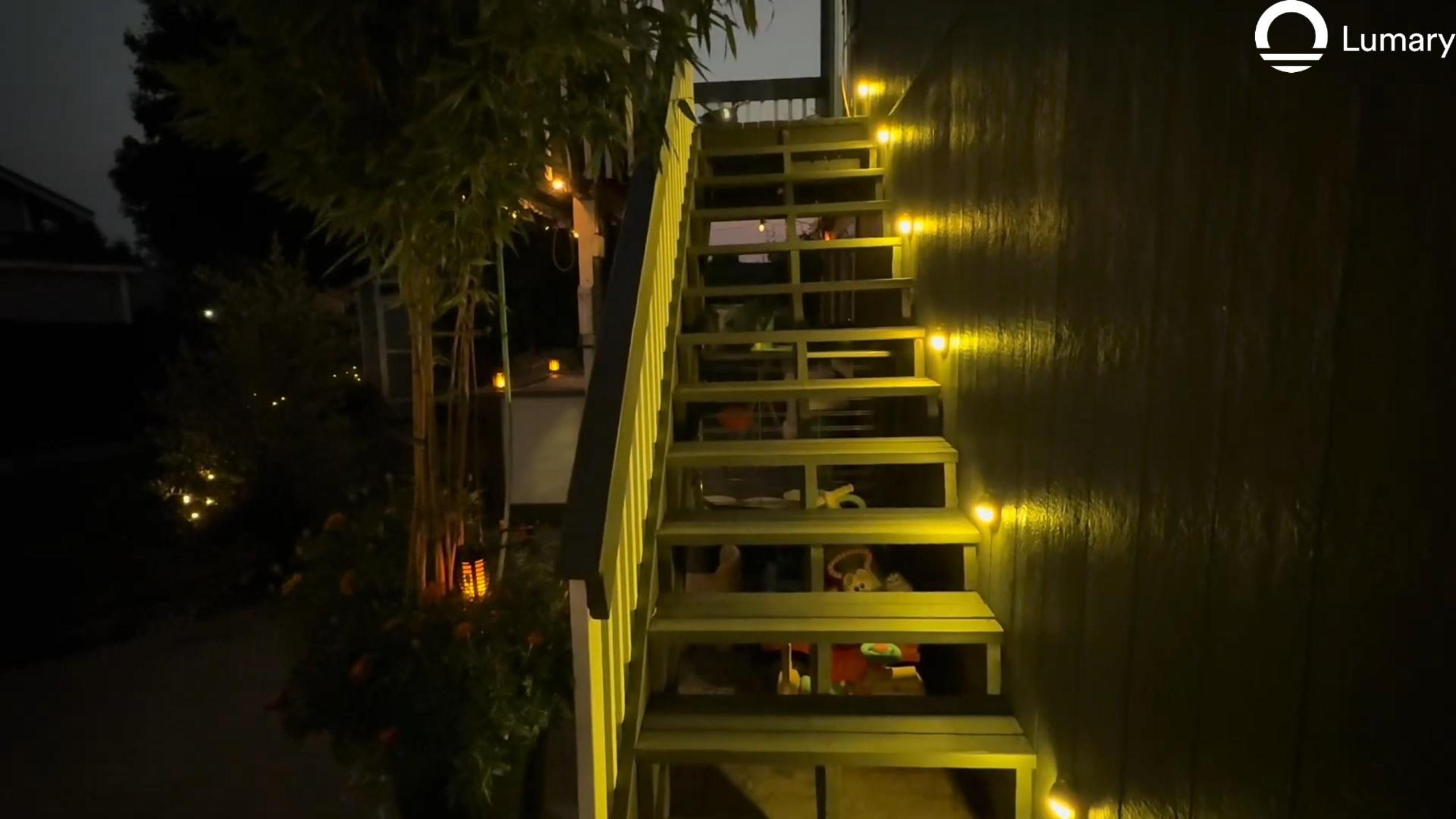 Image of Lumary Smart Low Voltage Deck Lights with Hub, IP65 Waterproof, 6 Pack