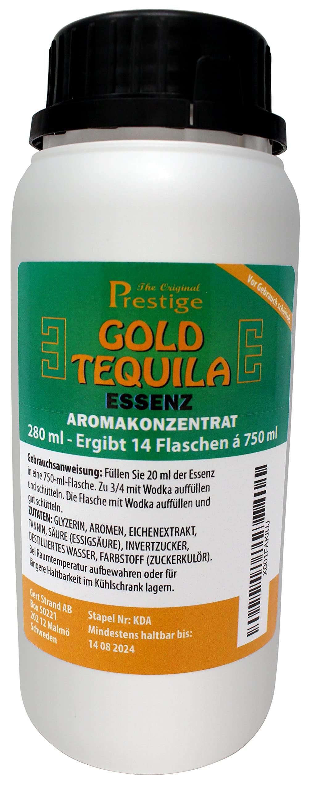 Tequila Gold-Geschmacksessenz Produktbild