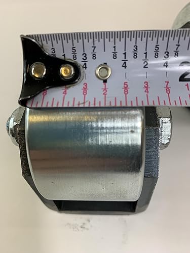 Miniatura 4 de Juego de 2 ruedas de arrastre de cola de remolque de soldadura, acero sólido, eje engrasable, 1.5 pulgadas de ancho, autocaravana, caravana,