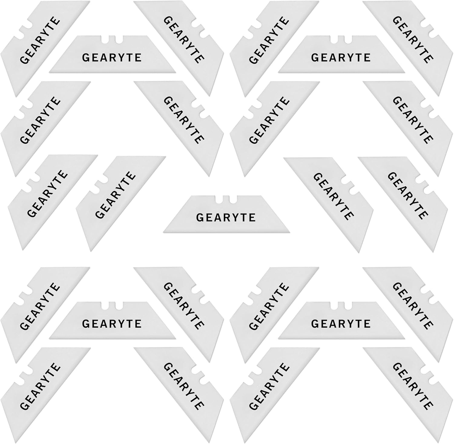 Ceramic Utility Blade Replacements for Box Cutters and Utility Knives - Harder Than Steel Zirconia Ceramic and Razor Sharp - 5 x 5 Packs with Cases