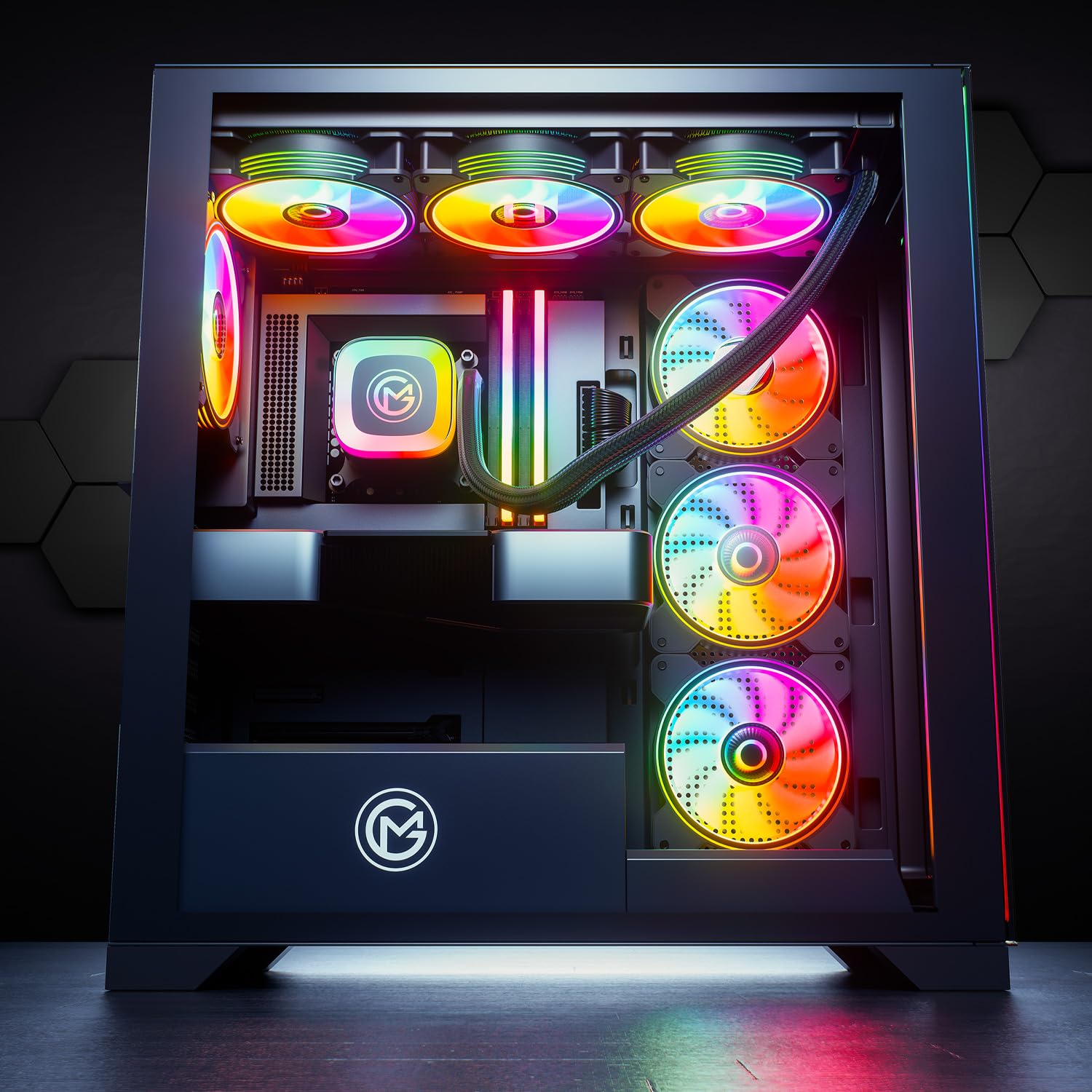 GameMachines Neo - Gaming PC - Wasserkühlung - AMD Ryzen 7 9700X - NVIDIA RTX 5070-1000GB SSD - 32GB RGB DDR5 - WLAN - Windows 11 Pro