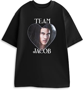Vanilla Underground Twilight Womens Short Sleeve Graphic Tee Team Edward OR Jacob Options |Support Character T-Shirt