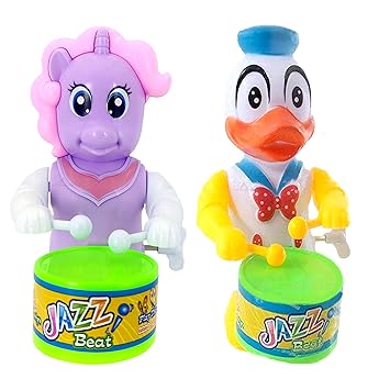 Cute Drummer Toy with Drumming and Dancing Action for Kids Baby Rattle Toys Set Toddler Kids Pack of 2 (Multicolor)