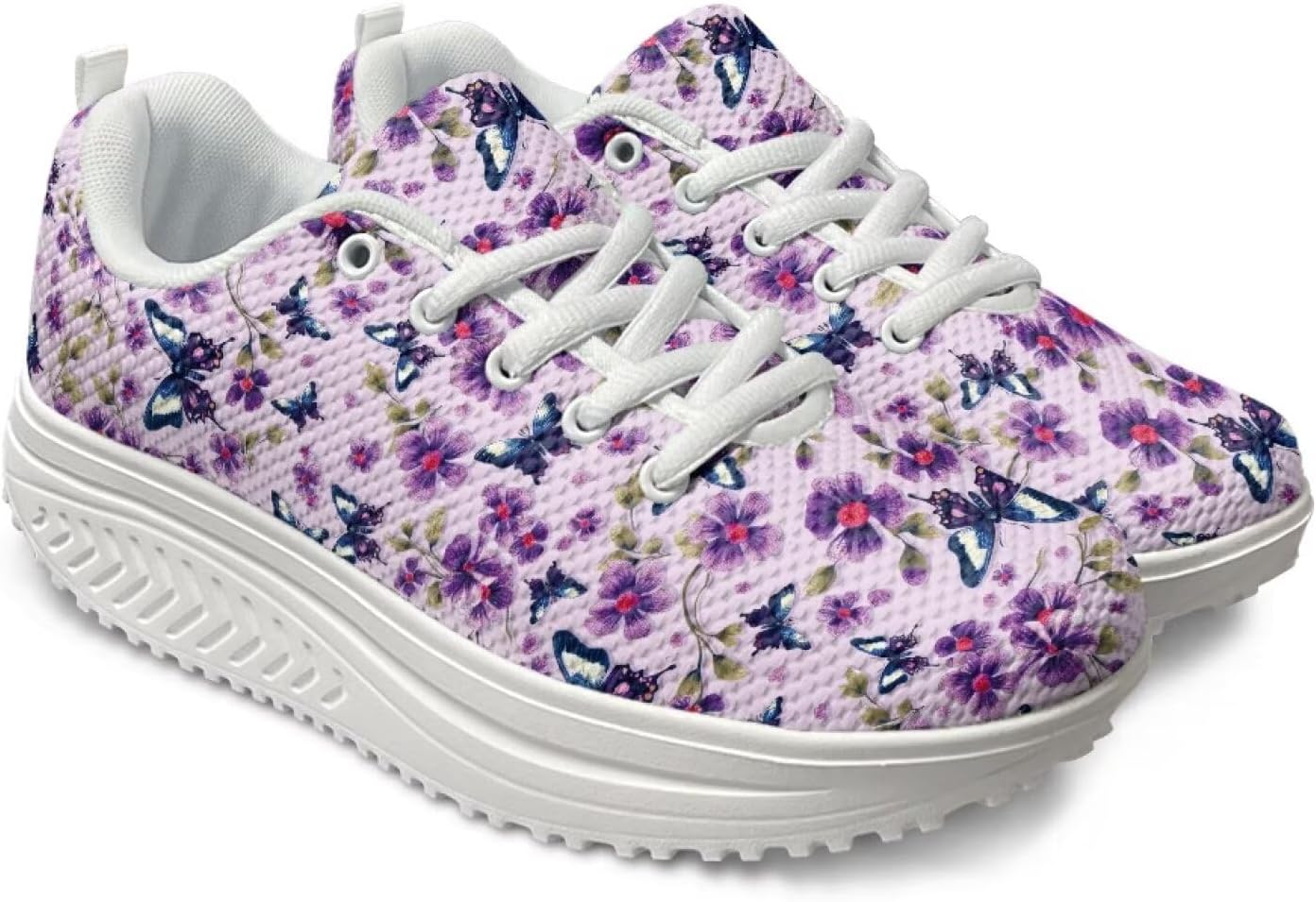 FOR U DESIGNS Fashion Women's Swing Strength Fitness Walking Sneaker Platform Shoes