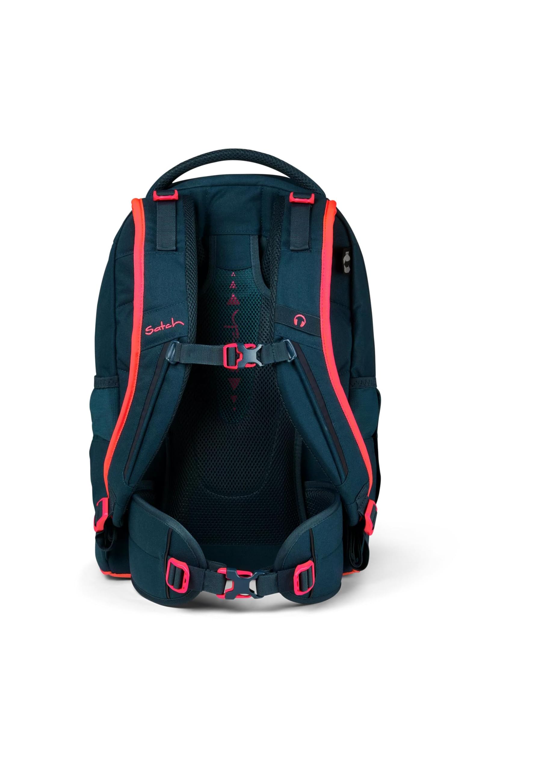 satch zaino scolastico pack Pink Phantom - Petrol | Ergonomico con capacità di 30 L, stabile e con organizzazione intelligente per tutto il materiale scolastico