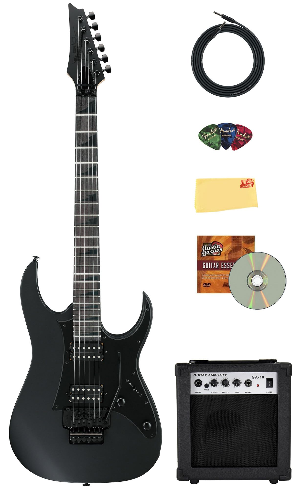 Ibanez Gio エレキギター Amazon.com: Ibanez GRGR330EX RG Gio Electric Guitar - Black Flat