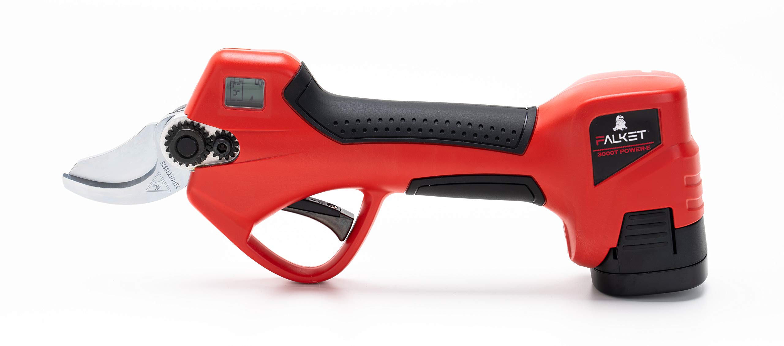 3000T E-POWER - kit forbice professionale da potatura a batteria elettrica taglio passante con lama curva