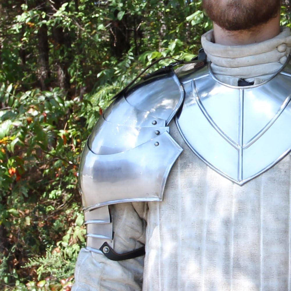 Armory Replicas Medieval 18g Steel Avenger Pauldrons Set