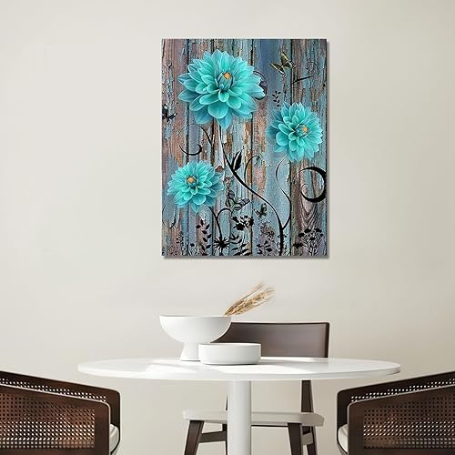 Miniatura 3 de Kits de pintura de diamante 5D para adultos, kits de arte de diamantes de flores para adultos, niños principiantes, pintura de diamante redonda de