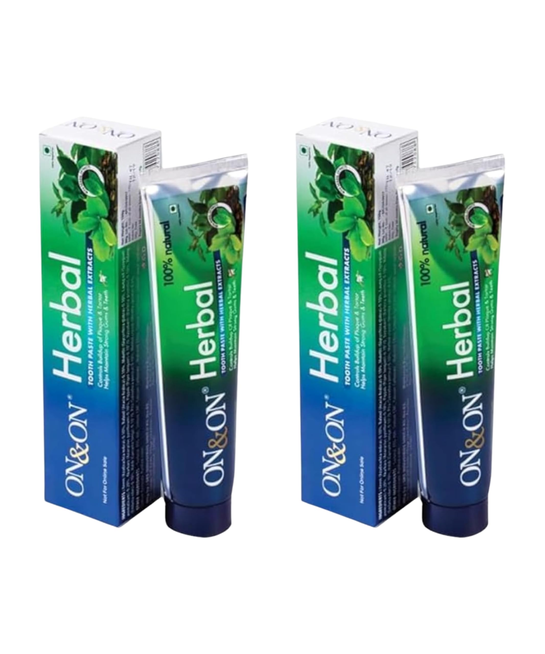 Herbal Toothpaste with Natural Extracts | 100% Ayurvedic Oral Care for Strong Teeth & Healthy Gums | Fresh Breath Protection | Pack of 2-image-7
