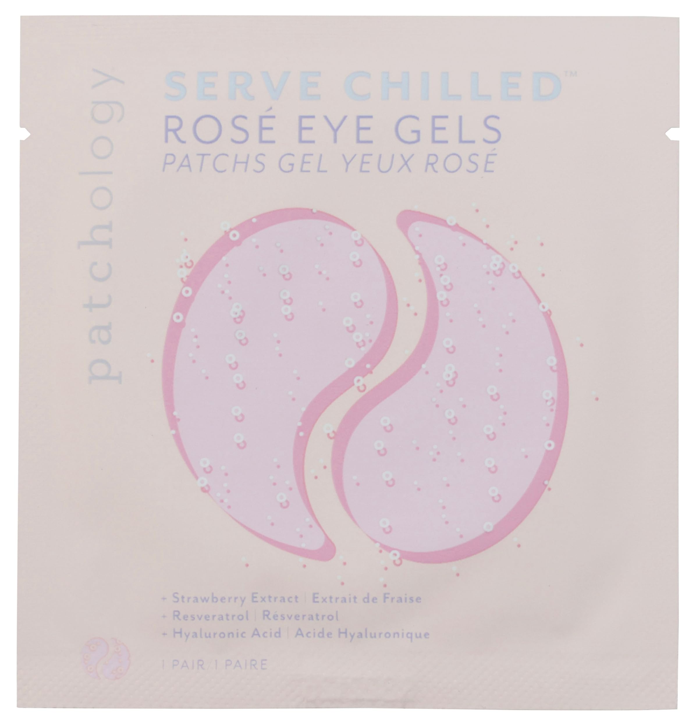 Patchology, Serve Chilled Rose Eye Patch, 1 Count
