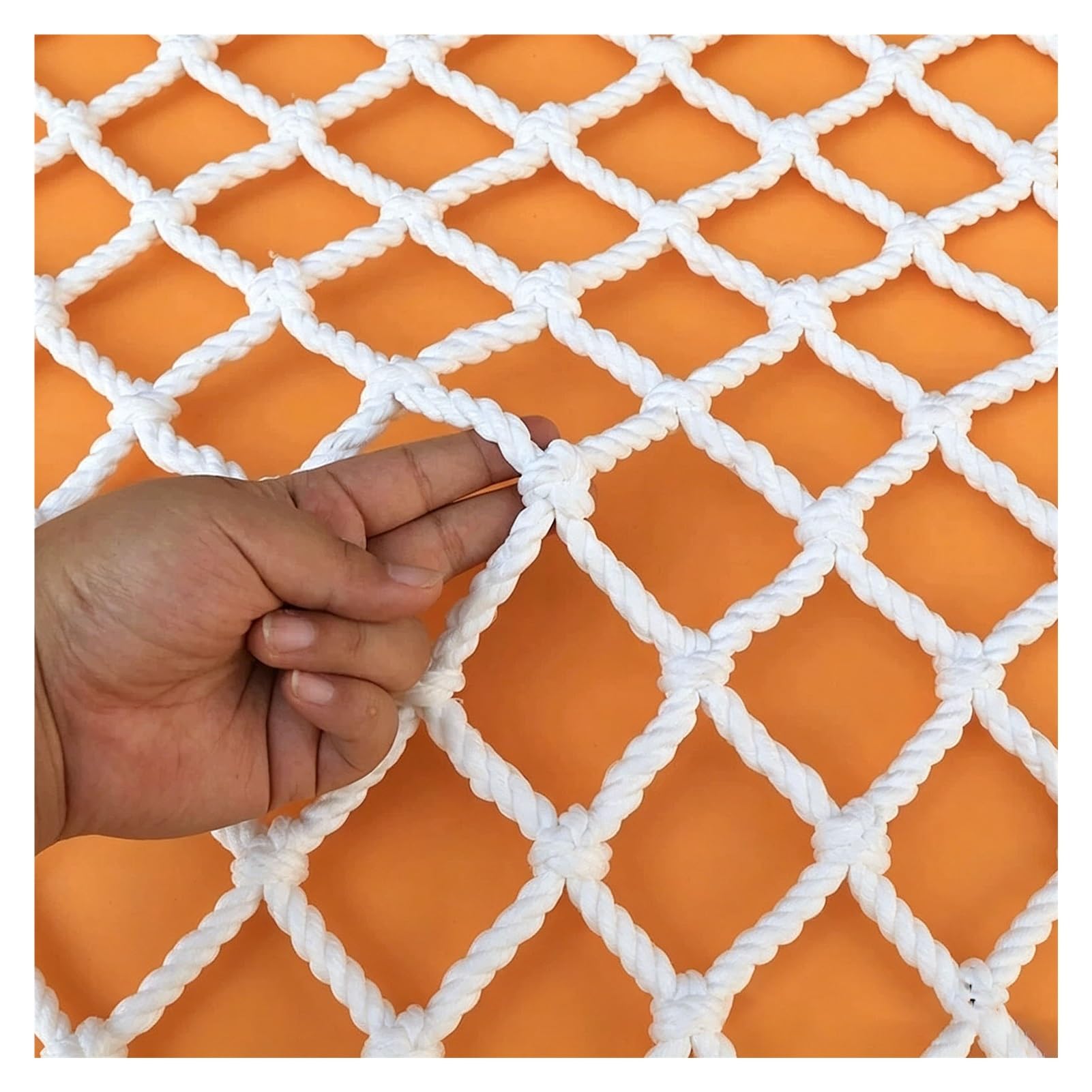 Rete Decorativa Resistente alla Deformazione Rete per Rampicanti Orto Balcone per Gatti Finestre Soffitte Giardini | 3x4m/9.84x13.12ft
