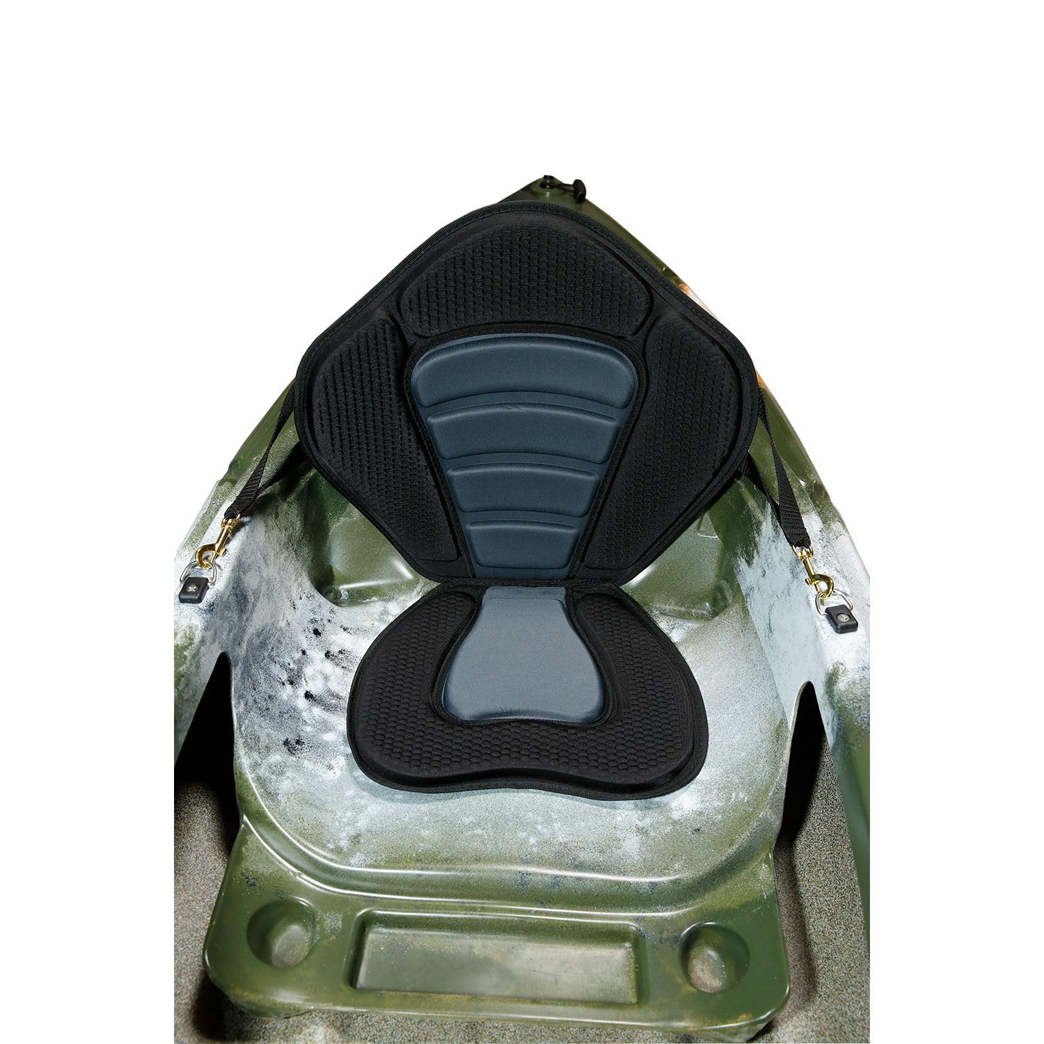 Kajak Sit-in 1er | 278x85 cm Angelkajak Camouflage | Extra Breites & Kippstabiles Wanderkajak | Geschlossenes Cockpit für trockene Beine | Kompakt & Robust