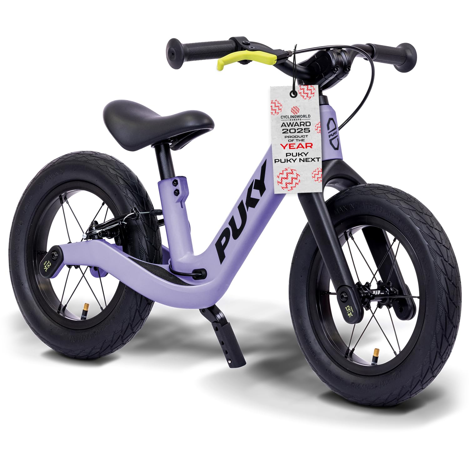 PUKY Next Product of The Year 2025 Vélo d'apprentissage réglable en hauteur à partir de 2 ans – 6 ans – Vélo d'apprentissage avec frein et poignées de guidon de sécurité