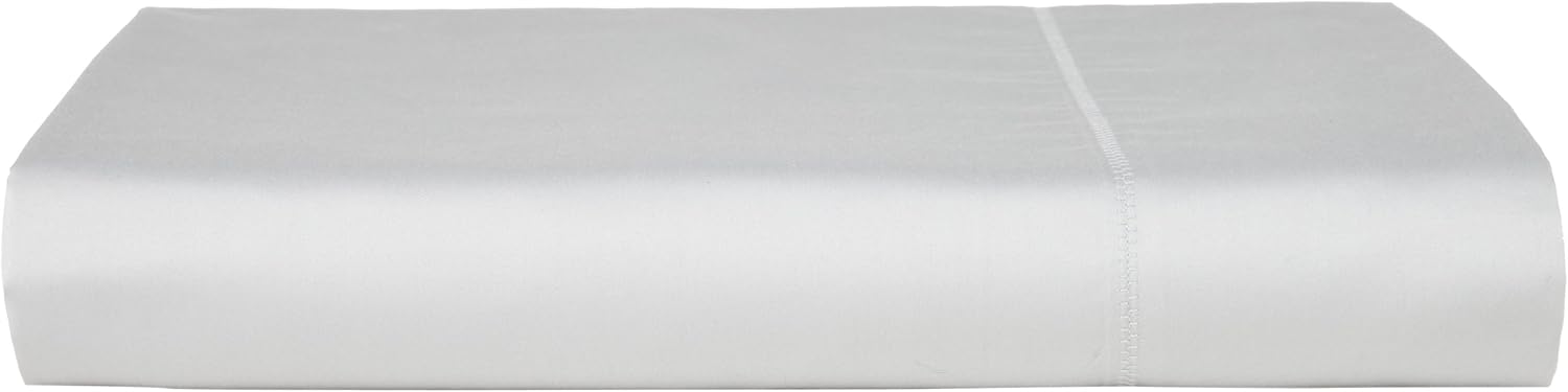 Calvin Klein Home Studio Florence Stitch Flat Sheet, Queen, Twine