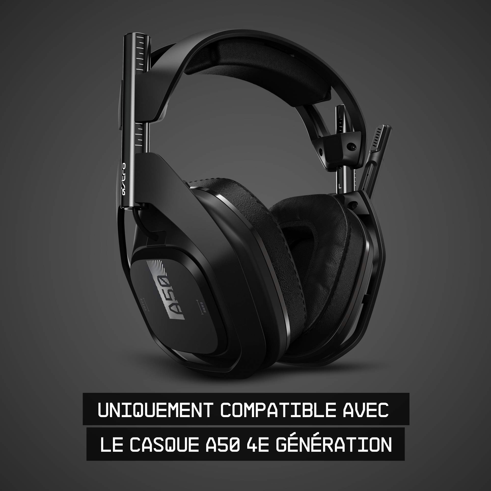 Astro Gaming A50 Casque sans Fil Kit Mod Gen 4 | Cuscinetti Auricolari in Pelle Sintetica, per A50 PS5, PS4, PC e A50 Xbox Series X|S, Xbox One, PC - Nero