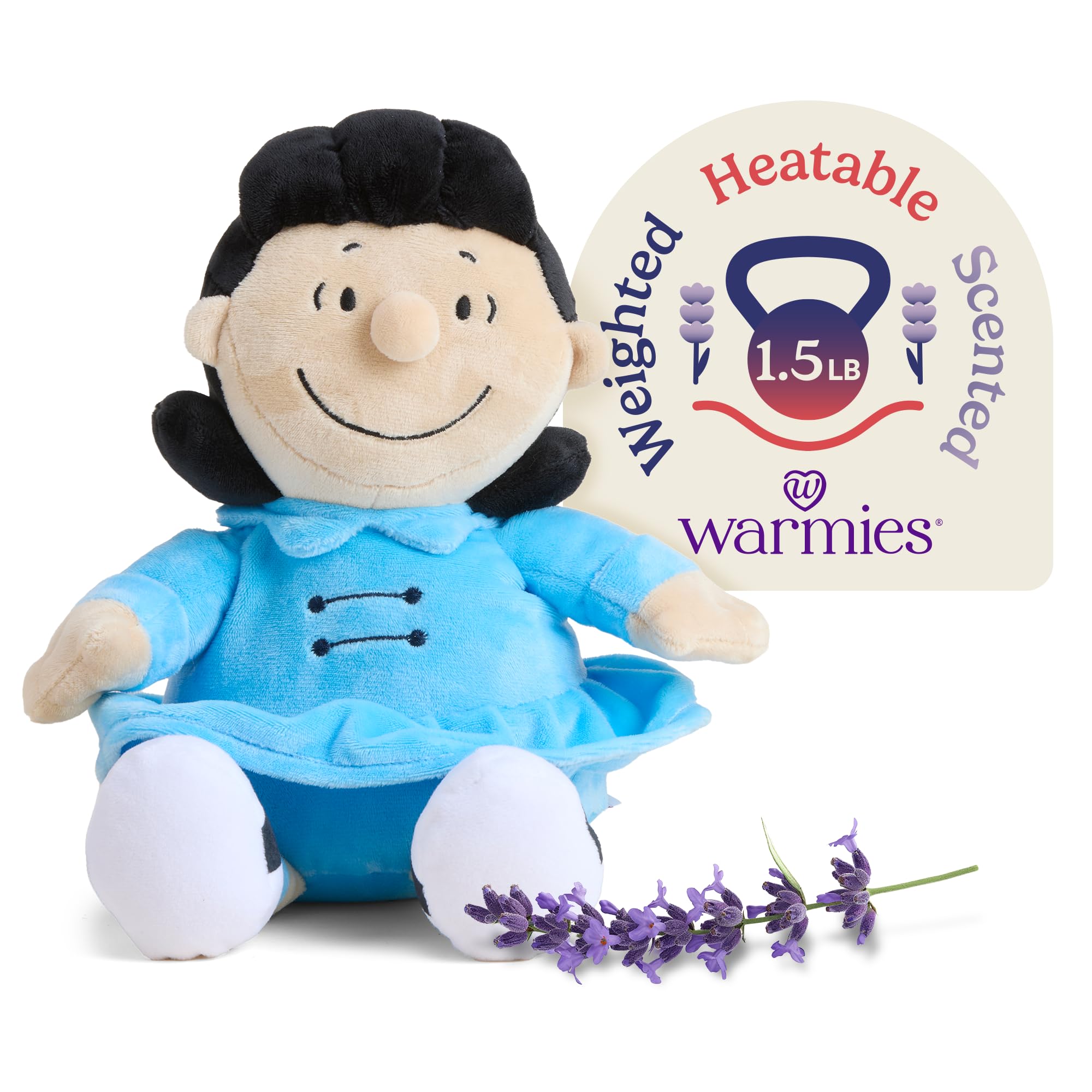 Amazon.com: warmies x Peanuts, Lucy, Microwavable & Weighted