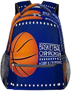 Mochilas escolares de basquete esportiva para meninas, estudantes, resistente à água, para jogar basquete, viagem, escola, para mulheres/homens, mochilas universitárias, Multi, Medium