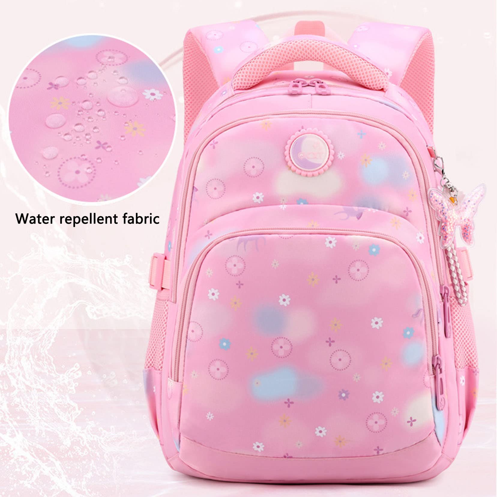 ZALTAS Blue Starry Sky Kids plecak dla chłopców i dziewczynek, plecak szkolny, wodoszczelny, z zawieszką