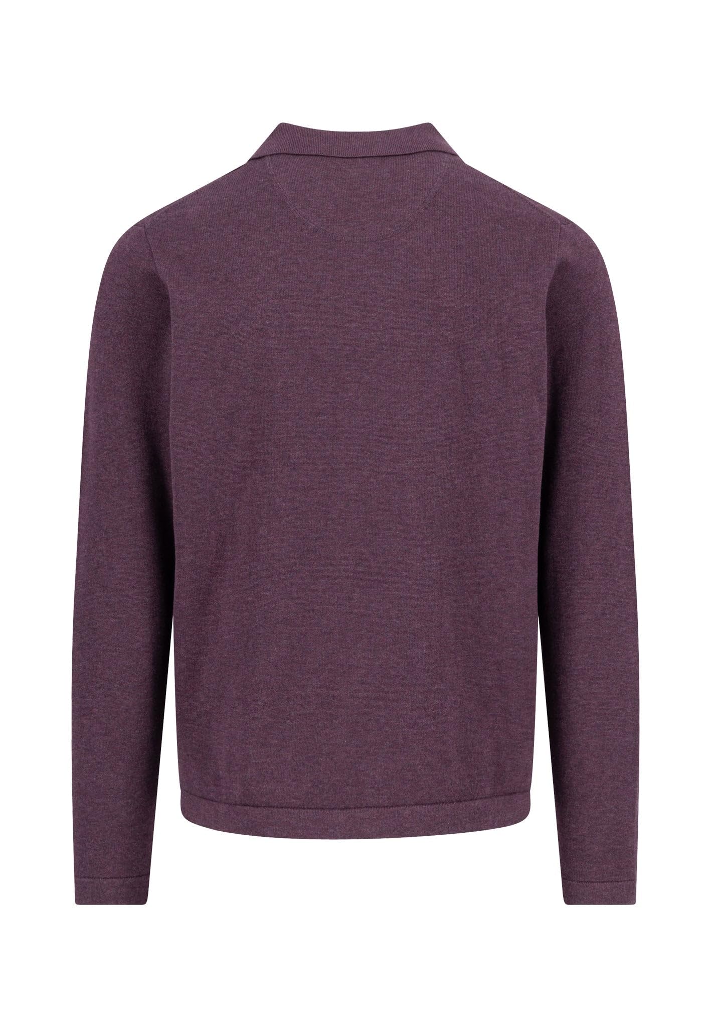 FYNCH-HATTON Strickjacke aus Baumwolle mit Kentkragen und Knopfleiste