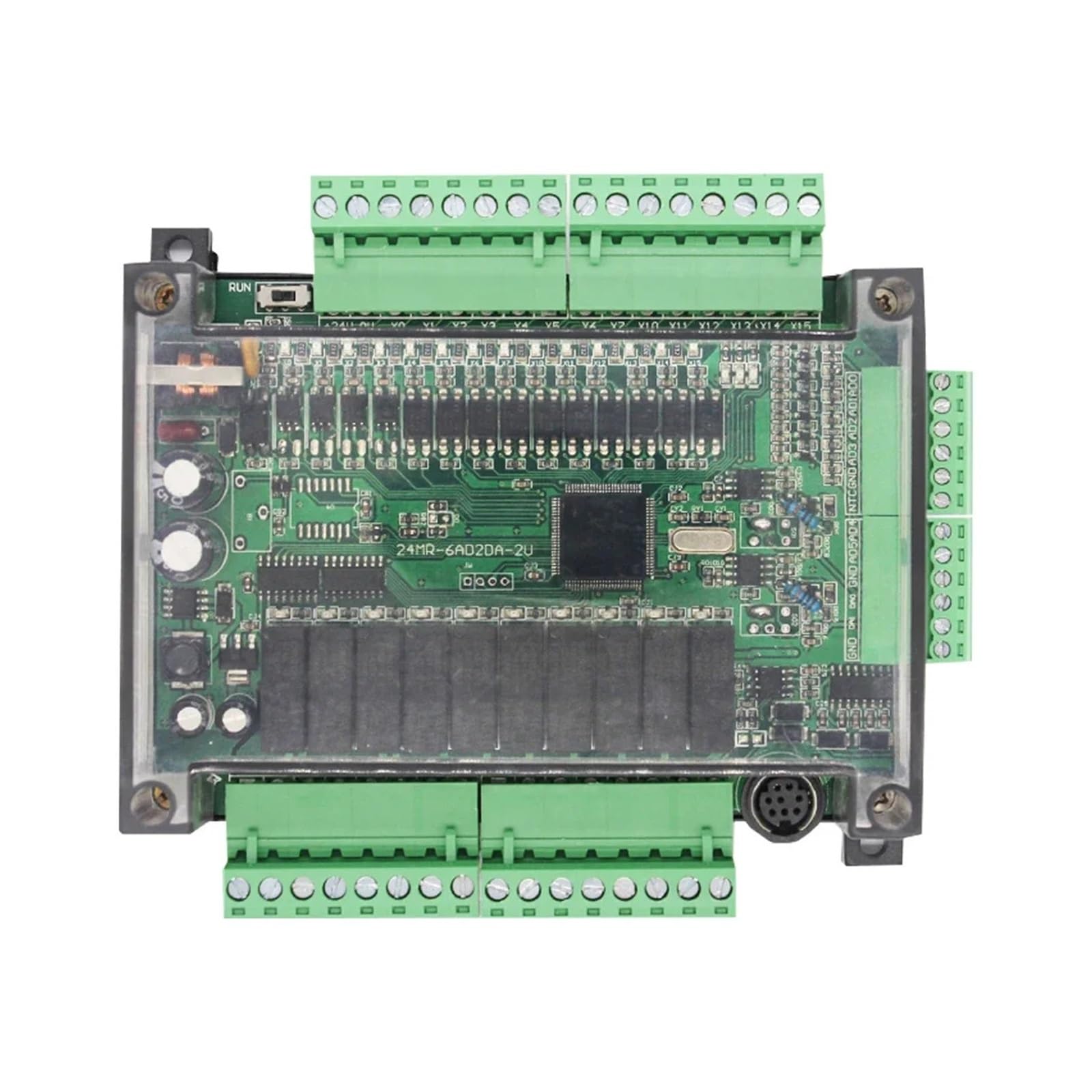 Programowalny sterownik logiczny PLC FX1N-20MR FX1N-20MT PLC do przemysłowego kontrolera płytki sterującej krajowy typ przekaźnika programowalny kontroler lLogic (FX1N-20MR)