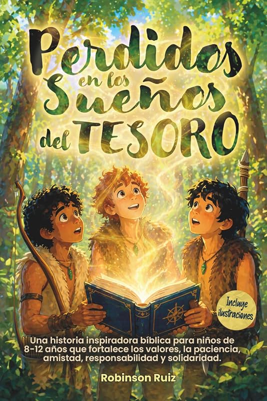 Perdidos en los sueños del tesoro: Una historia inspiradora bíblica para niños de 7-12 años que fortalece los valores, la paciencia, amistad, responsabilidad y solidaridad. (Spanish Edition)