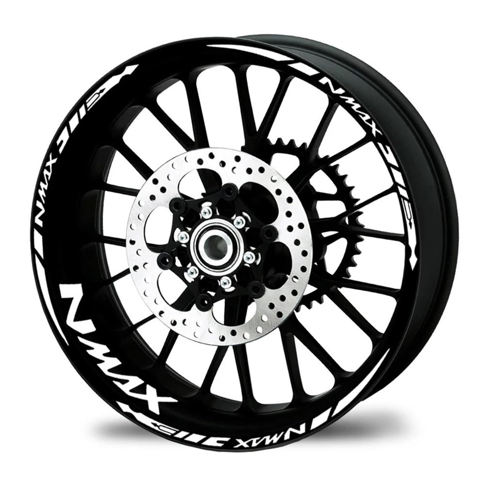 Amazon.co.jp: バイク用ホイールリムステッカー バイクのホイールリム