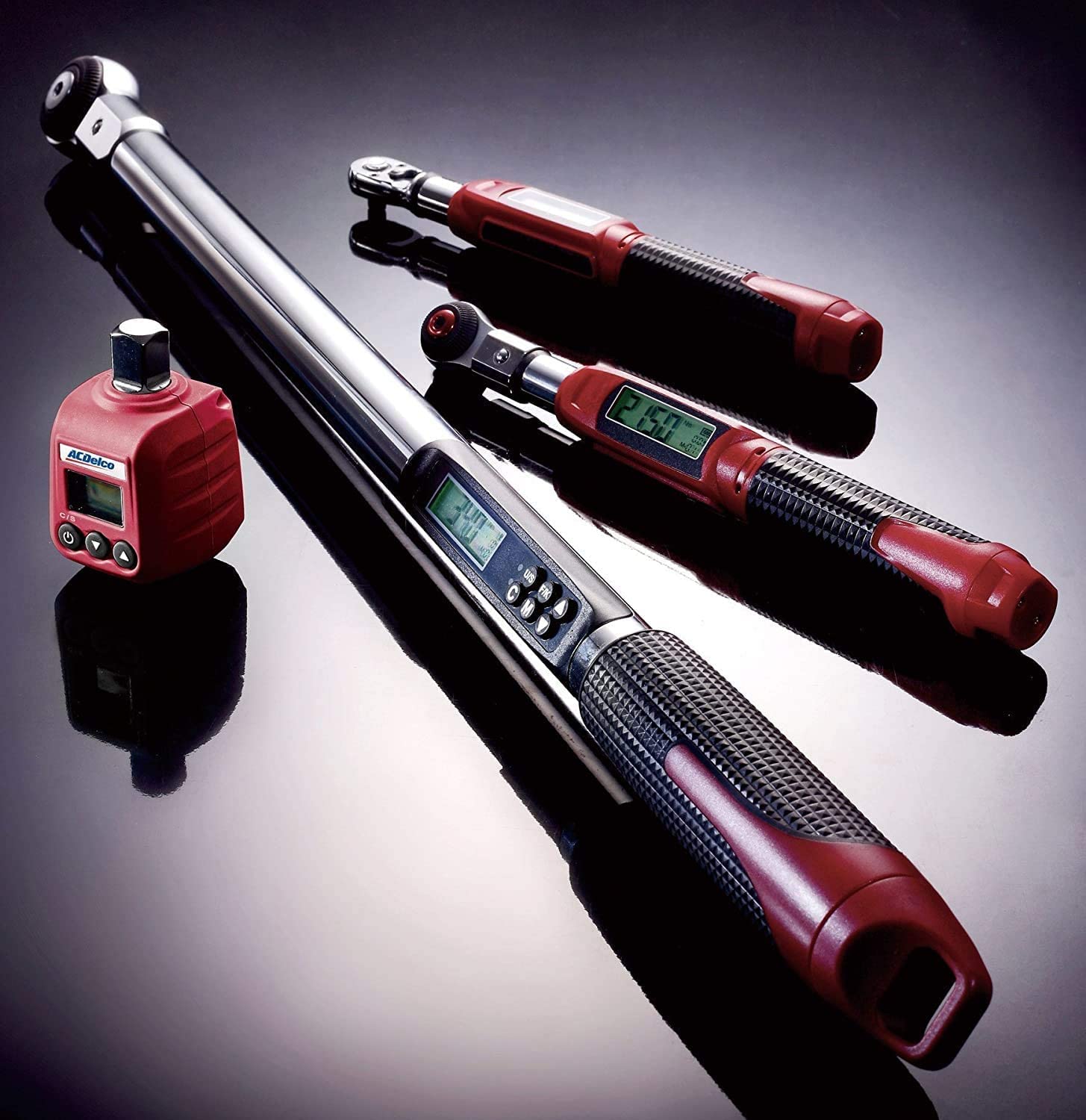 ACDelco ARM303-4A Llave dinamométrica digital 1/2" (17-340 Nm) con alarma y flash LED Notificación con funda protectora de acero forrado de espuma - Certificado de calibración ISO 6789