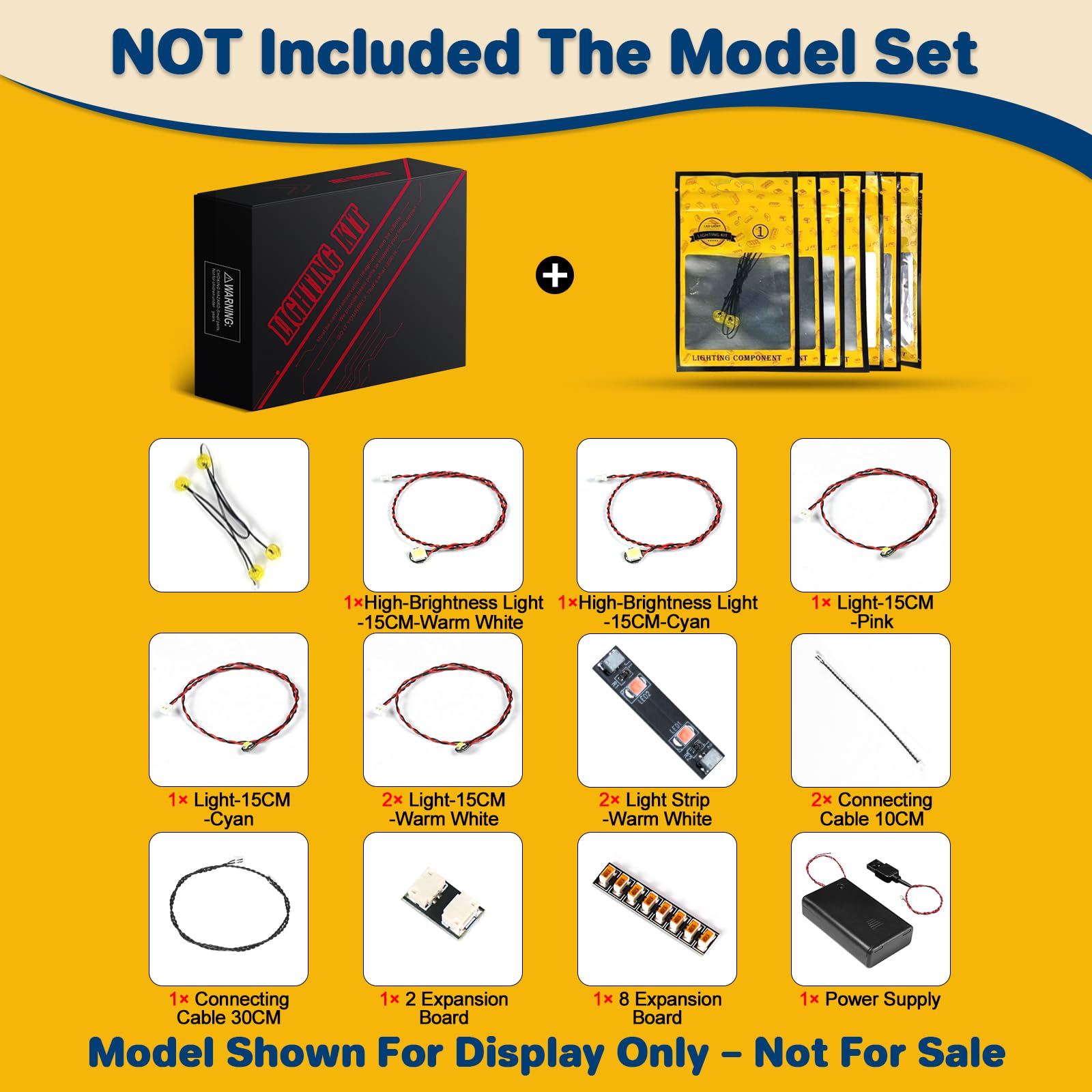 LocoLee Led Light Set Compatible with Lego 75637 Buggy the Clown's Circus Tent Led Decoration Lighting Kit Compatible with Lego 75637 Building Blocks Model,Only Lights Set,No Model - Image 3