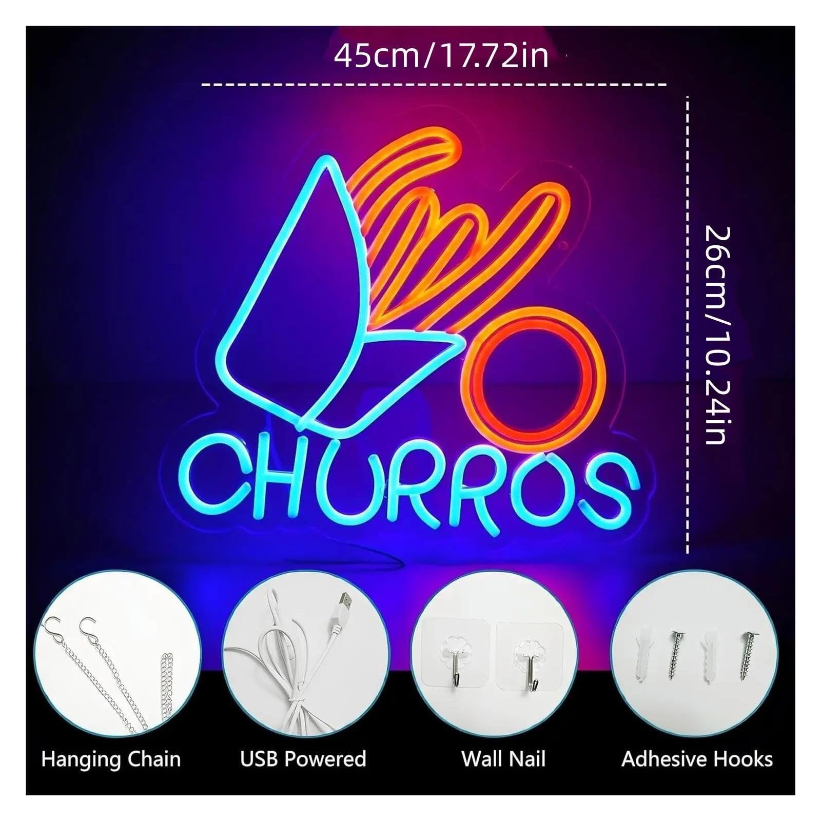 Insegna al Neon Insegna Al Neon Churros