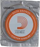 D'Addario 80/20 Chaîne de guitare acoustique de la Bague de Bronze - .022