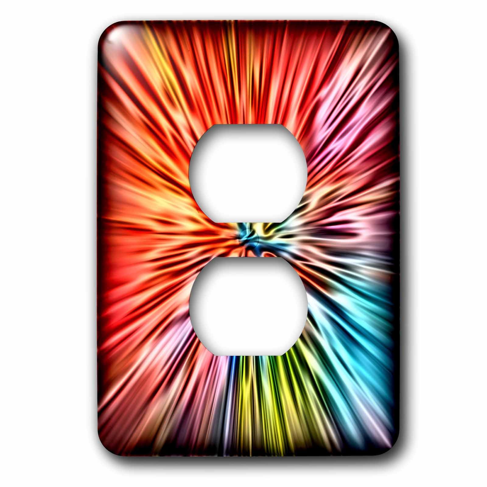 Interrupteur Peinture Burst 3 Angelandspot double prise déco colorée