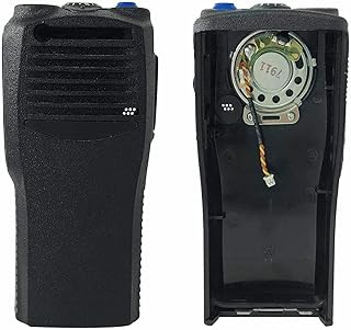 Black CP200 Repair Housing Case Replacement For Two Way Radio With Speaker