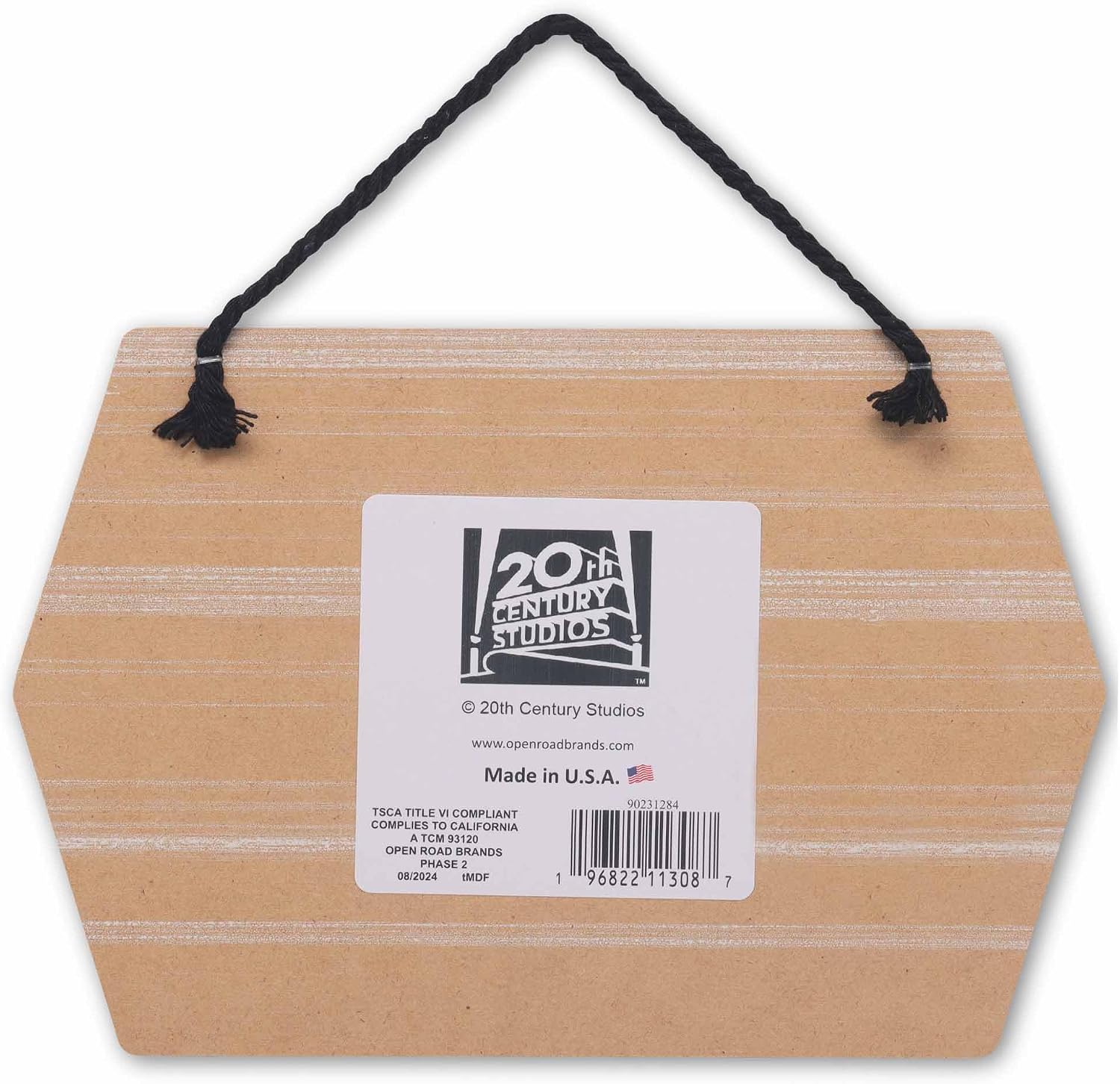Disney Home Alone Get Your Keister Off My Property Hanging Wood Sign image 3