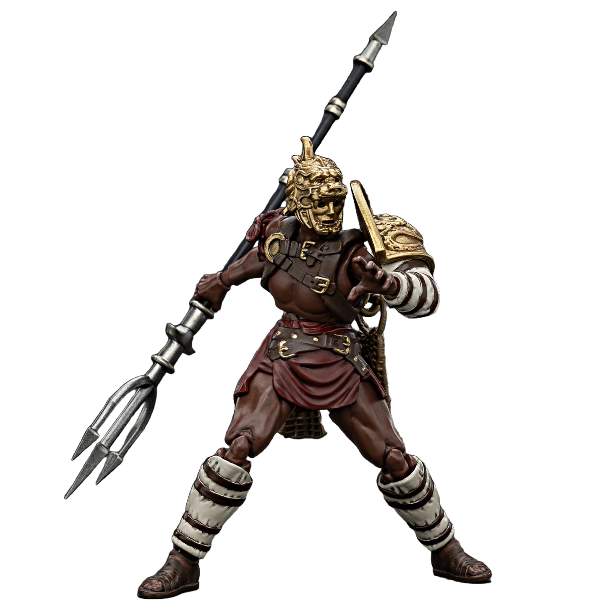 TOYVERSE Joytoy 1/18 Action Figure Strife, Roman Gladiator Retiarius Gladiator, Mobile Joints Character Model, 10.8 cm, 15 Years and Older