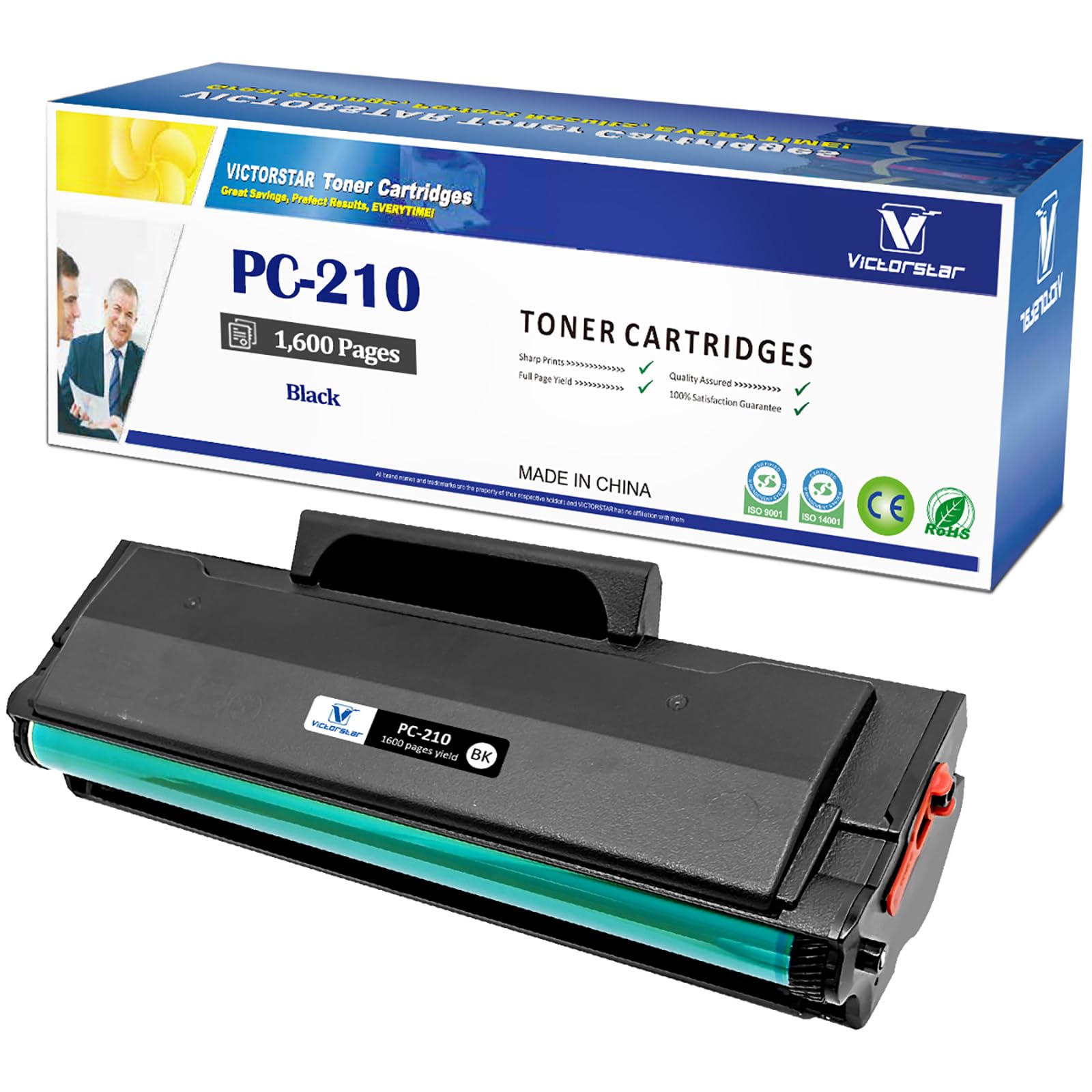 PC-210 PC210 互換トナーカートリッジ 約1600枚 ブラック対応機種 P2500プリンター( 1本 )