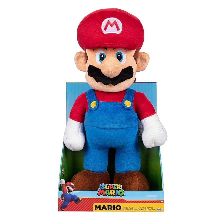 ★【激レア】スーパーマリオ　マリオサンシャイン　スーパージャンボぬいぐるみ スーパーマリオサンシャイン マリオ&シャイン ぬいぐるみ - メルカリ