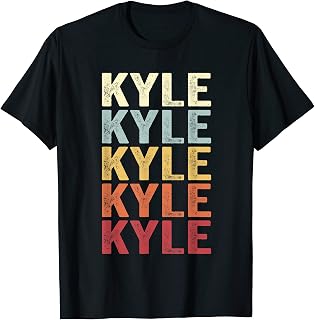Kyle Texas Kyle TX Retro Vintage Text T-Shirt