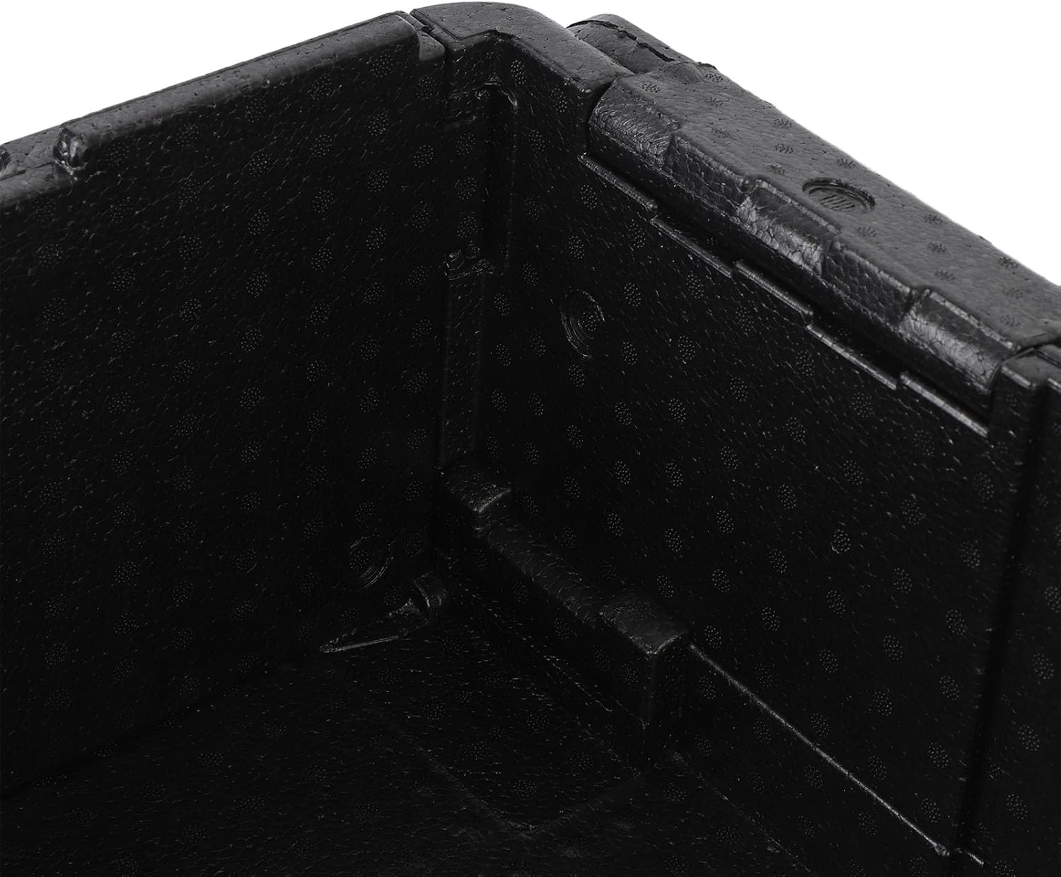 Insulated Large Capacity Food Carrier Box High Density Insulation for Outdoor Camping Picnic, EPP 60L (Black)