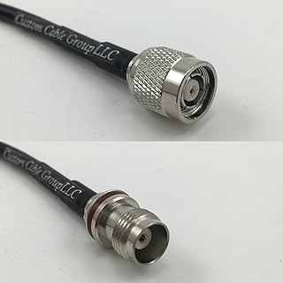 12 inch RG188 RP-TNC MALE to TNC Female Small Bulk Pigtail Jumper RF coaxial cable 50ohm Quick USA Shipping