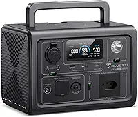 BLUETTI EB3A Gerador de Energia Solar, Bateria LiFePO4 de 268Wh com 1 Tomada CA de 120V | 600W (Pico de 1200W), Recarregue de 0 a 80% em 30 Min, Gerador Solar para Camping ao Ar Livre