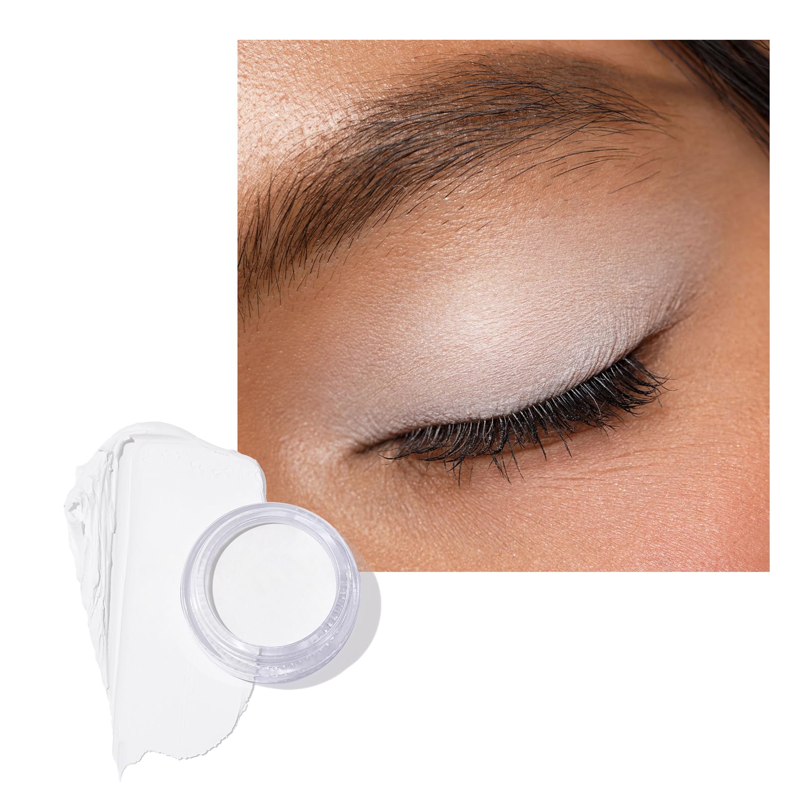 Oulac Matte Eye Shadow White, Matte White, 6 g (Pack of 1)