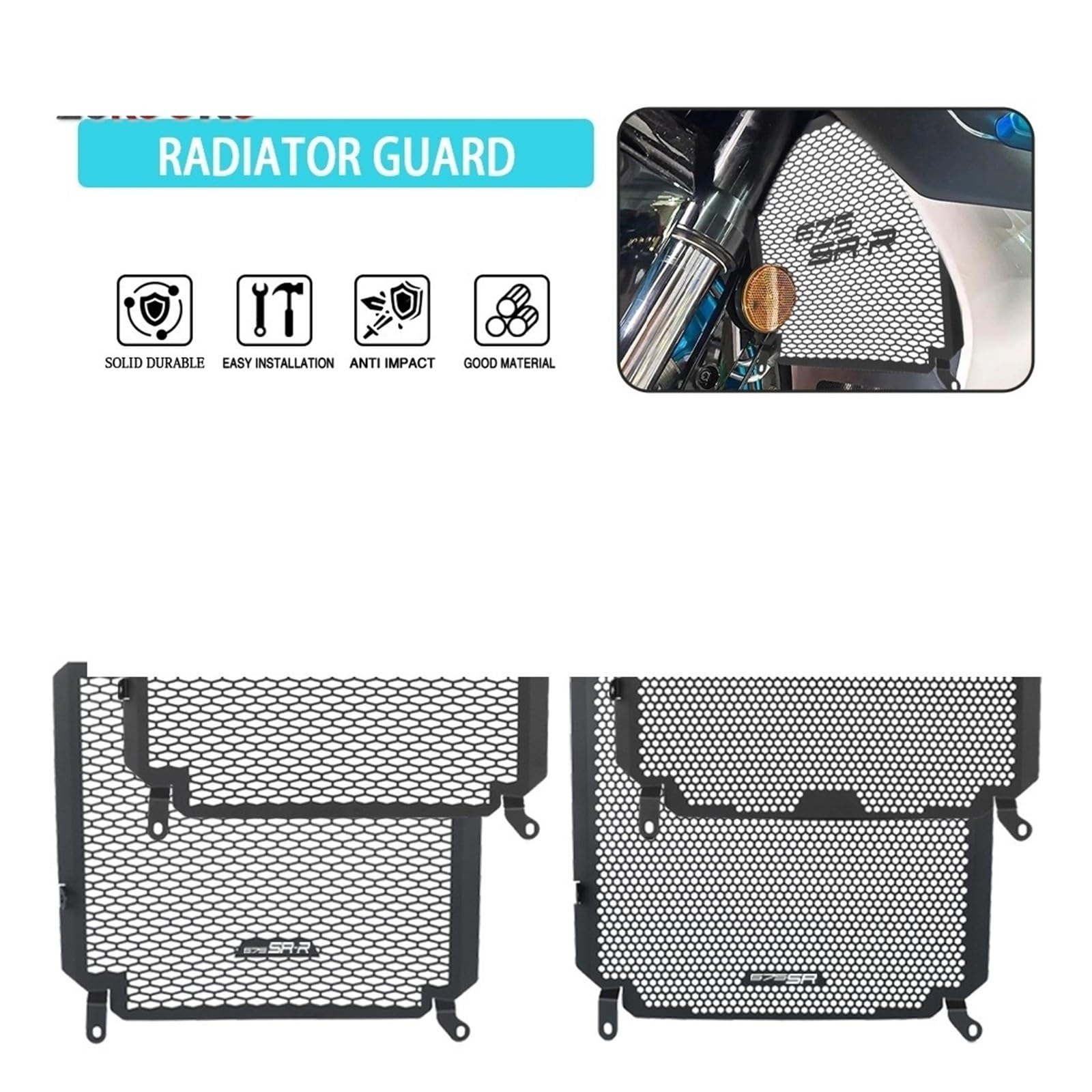 Dla CFMOTO 675SS/675SR/675SRR 2024-2026 Osłona Chłodnicy Motocykla