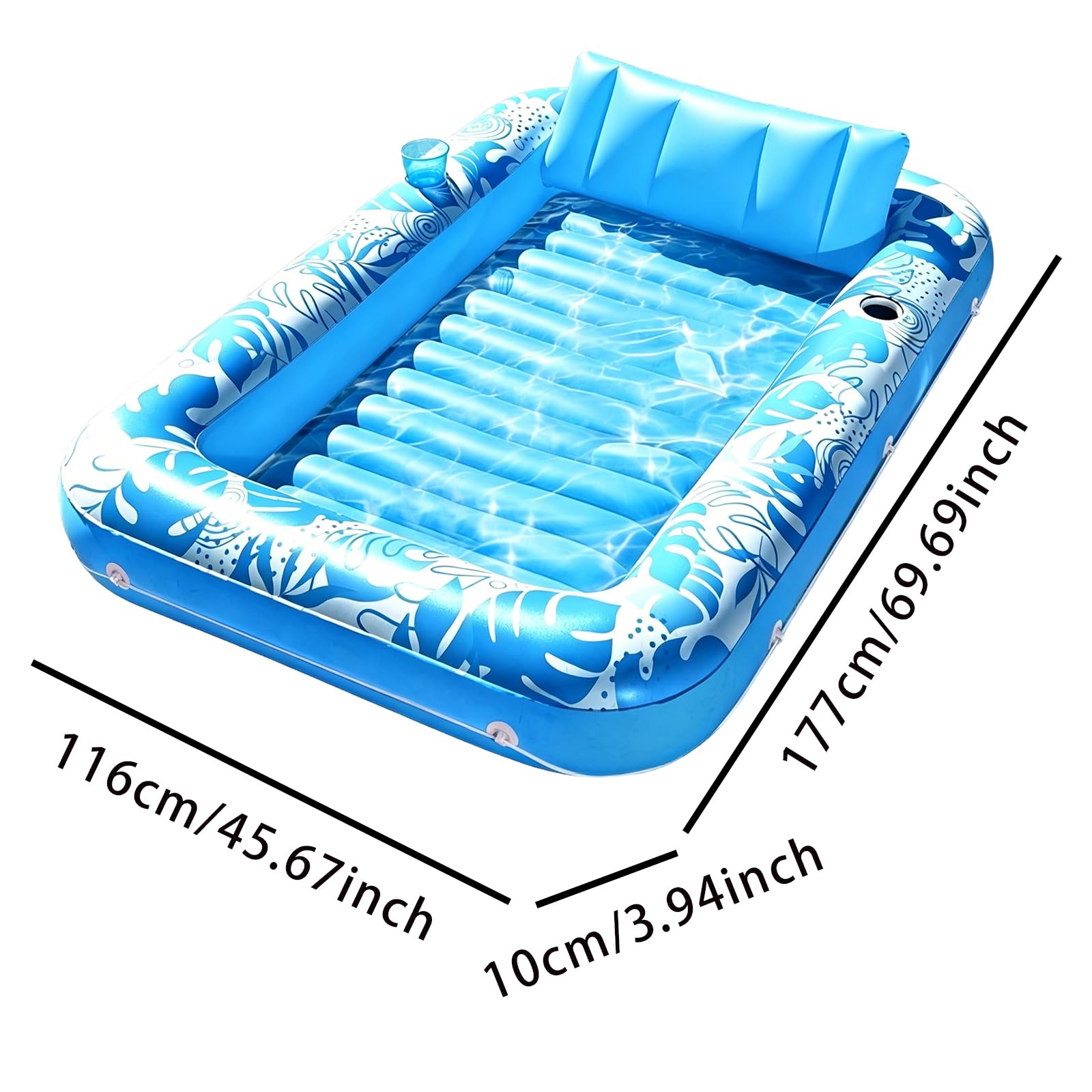 PVC Acqua Tempo Libero Gonfiabile Gonfiabile Lettino Galleggiante Convenienza Gonfiabile Piscina Abbronzatura Piscina Gonfiabile