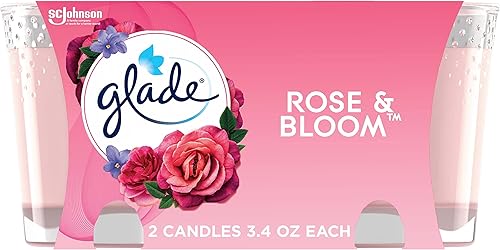 Miniatura 19 de Glade Tarro de velas, ambientador, Coastal Sunshine Citrus, 3.4 onzas, 2 unidades