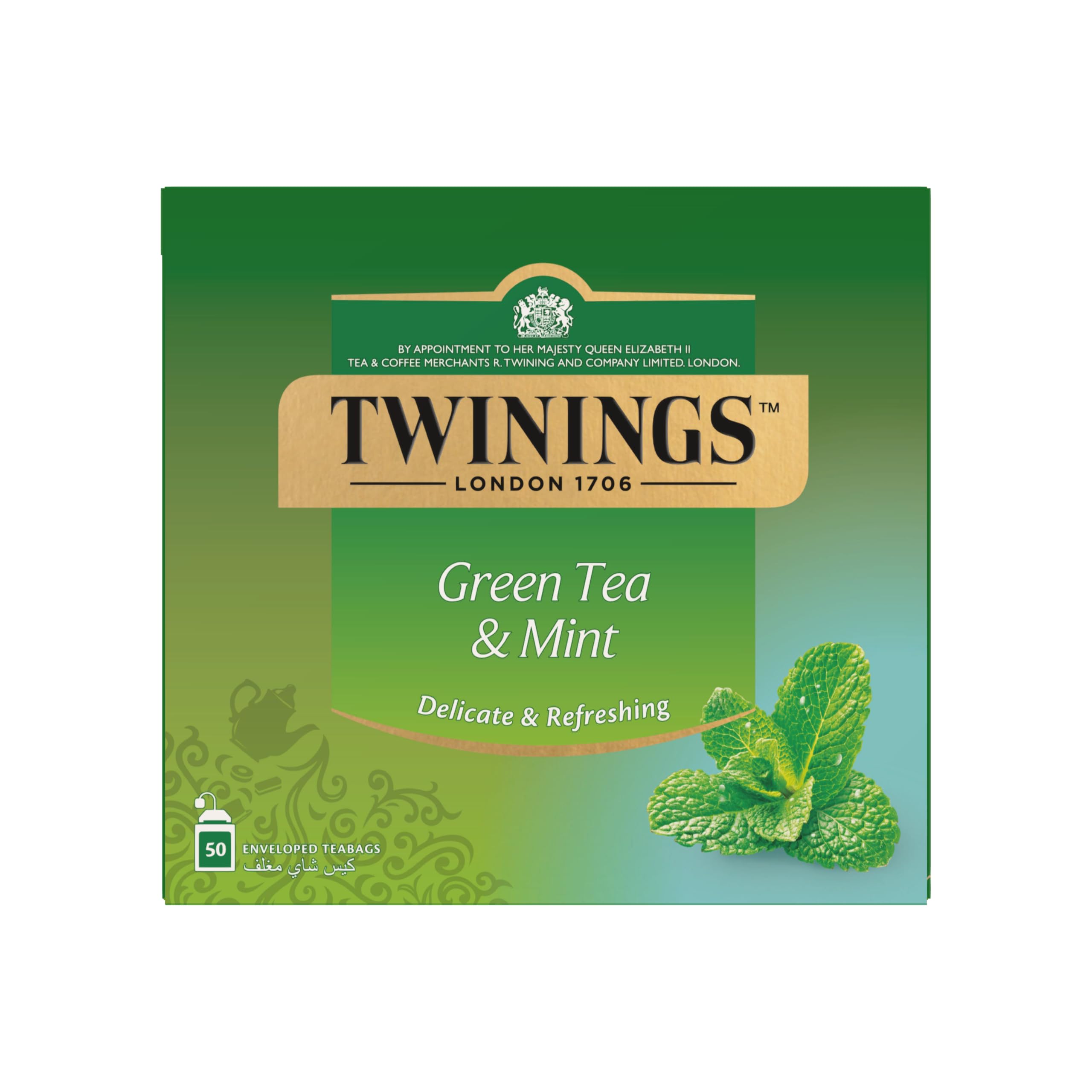 TwiningsGreen Mint 50 Teabags