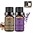 yethious Sandalwood Lavender Essential Oil Set 2 Pack 100% Pure Organic Sandalwood Essential Oil Undiluted Lavender Aromatherapy Oils for Diffuser, Perfume, Soap, Candle Making 2 x 10ML
