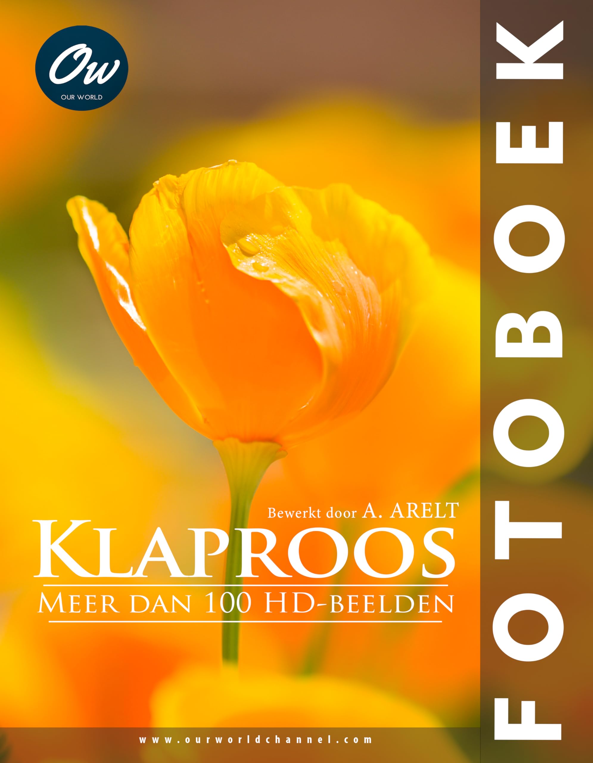 Livre photo Klaproos en néerlandais album de photographie botanique inspirant