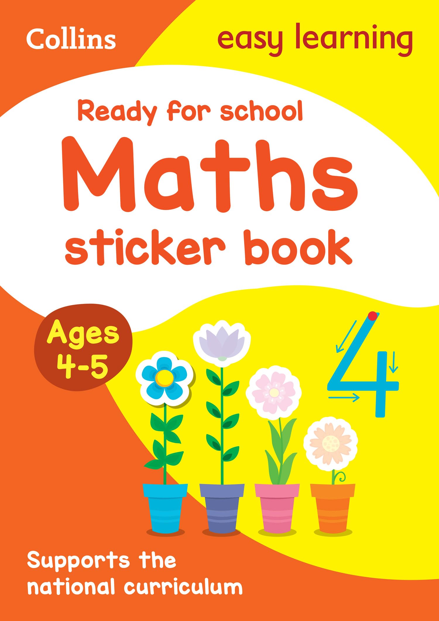 Ready for school maths Sticker Book Ages 45 PAPERBACK 9780008775339
